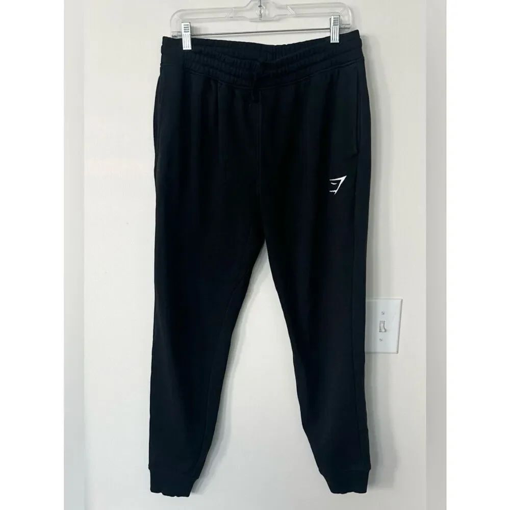 GymShark Men’s Black Athletic Joggers M